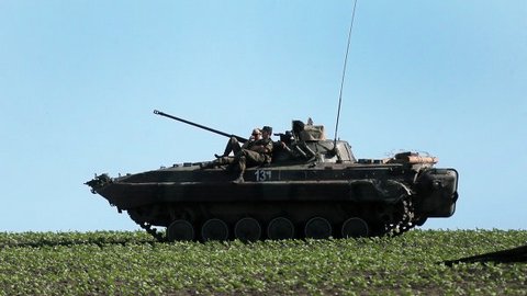 Украинская армия задействовала против народного ополчения Славянска танки