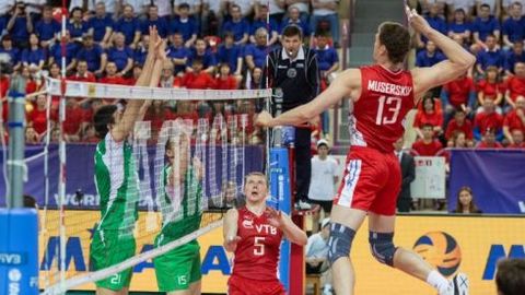 Мировая лига волейбола в Сургуте принесла сборной России первую победу