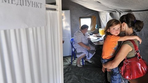 На медпомощь вынужденным переселенцам из Украины выделено почти 1,5 млрд рублей