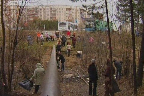 Общегородской субботник состоялся