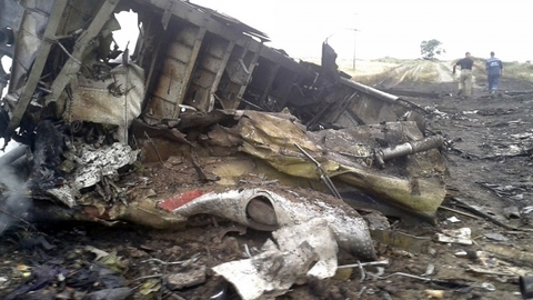 На месте крушения Boeing под Донецком обнаружены человеческие кости