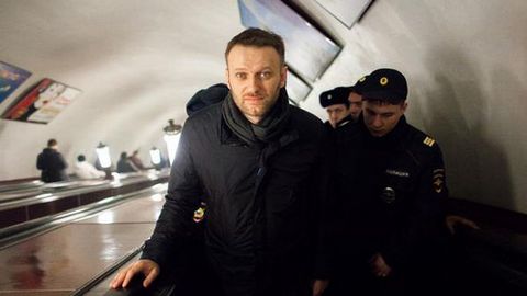 Алексей Навальный арестован на 15 суток за раздачу листовок