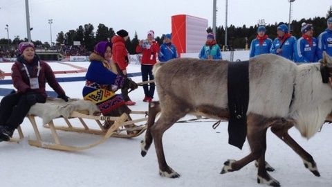 В Ханты-Мансийске на этапе Кубка мира по биатлону из большого спорта проводили Ольгу Зайцеву