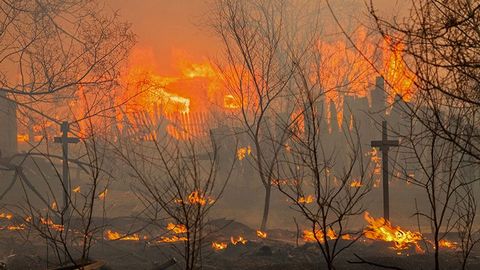 Последствия крупного пожара в Хакасии: 10 погибших, почти 500 пострадавших, уничтожено 60 тысяч домов