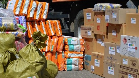Очередная гуманитарная помощь из Югры Донбассу. Груз планируют отправить в конце мая