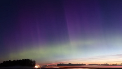 Это невероятно! Жители южных регионов России минувшей ночью наблюдали полярное сияние