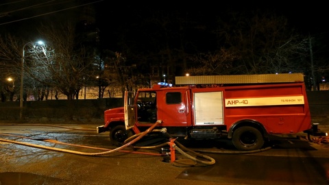 Ночью на месторождении в Сургутском районе сгорели два грузовых автомобиля