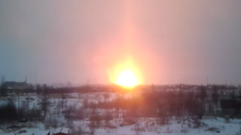 Крупный пожар на Ямале: горит газопровод, высота факела достигает 20 метров. ВИДЕО