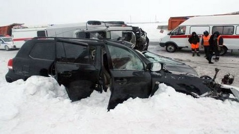 В столкновении двух автомобилей на трассе «Сургут–Нижневартовск» погибла женщина-водитель