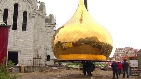 Молодежный храм. На церковь в честь святой Татьяны возле СурГУ установили купол 