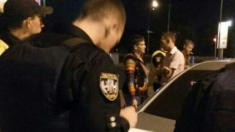 Надежда Савченко попала в Киеве в пьяное ДТП