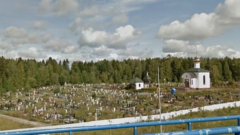 В Ханты-Мансийске горело кладбище