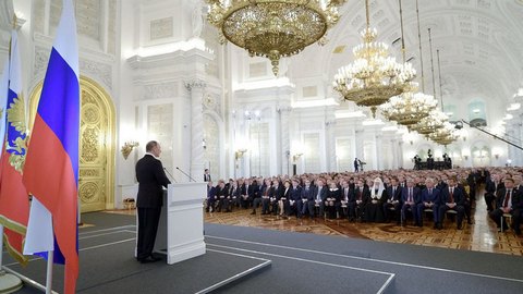 Сегодня президент России выступит с ежегодным Посланием Федеральному Собранию