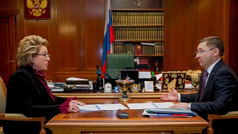 Владимир Якушев на встрече с председателем СовФеда: в Тюменской области создадут 2,5 тысячи рабочих мест дополнительно